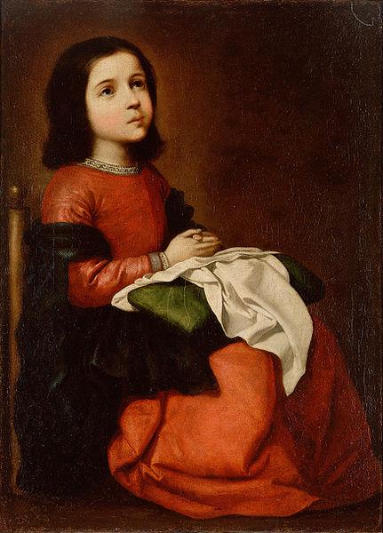 Francisco de Zurbaran Childhood of the Virgin